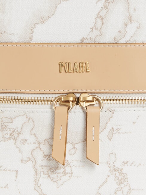 GEO CLASSIC Sac &agrave; dos avec poche avant blanc - Sacs pour Femme