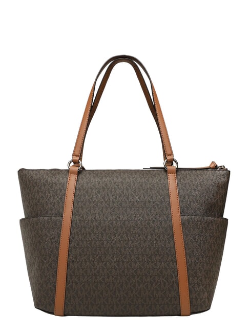 SULLIVAN sac bandouli&egrave;re brun/gland - Sacs pour Femme