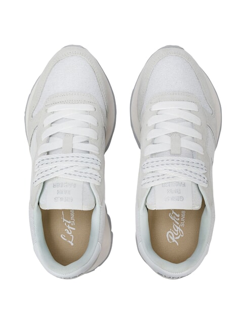 ALLY GLITTER TEXTILE Baskets blanche - Chaussures Femme