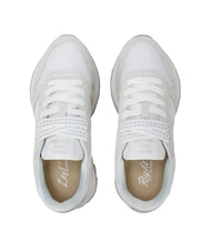 SUN68 ALLY GLITTER TEXTILE Baskets blanche - Chaussures Femme - 2