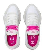 SUN68 ALLY SOLID Baskets blanc/fuchsia fluo - Chaussures Femme - 2
