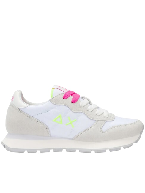 ALLY SOLID Baskets blanc/fuchsia fluo - Chaussures Femme