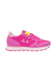 SUN68 ALLY SOLID Baskets fuchsia - Chaussures Femme - 4