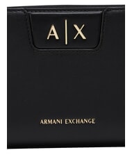ARMANI EXCHANGE AMELIE Portefeuille avec porte-monnaie noir - Portefeuilles Femme - 4
