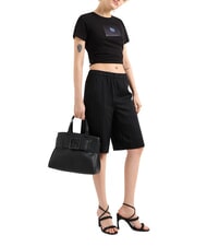 ARMANI EXCHANGE A|X Sac &agrave; main avec bandouli&egrave;re noir - Sacs pour Femme - 2