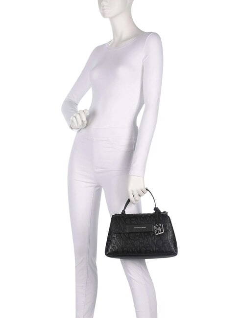 A|X ALL OVER Sac &agrave; main avec bandouli&egrave;re noir - Sacs pour Femme