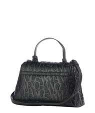 ARMANI EXCHANGE A|X ALL OVER Sac &agrave; main avec bandouli&egrave;re noir - Sacs pour Femme - 3