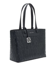 ARMANI EXCHANGE A|X ALL OVER sac &agrave; bandouli&egrave;re noir - Sacs pour Femme - 5