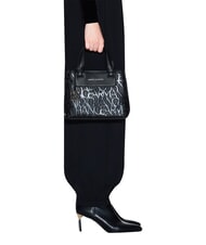 ARMANI EXCHANGE A|X CHARM Mini sac &agrave; main avec bandouli&egrave;re noir - Sacs pour Femme - 3