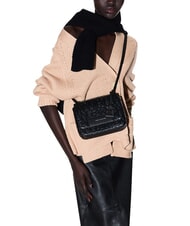 ARMANI EXCHANGE A|X CHARM Mini sac bandouli&egrave;re noir - Sacs pour Femme - 2