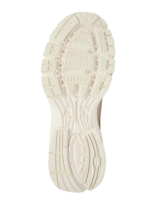 SPEED Baskets blanc cass&eacute; + or p&acirc;le - Chaussures unisexe