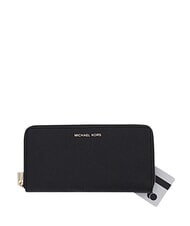 MICHAEL KORS JET SET portefeuille en cuir noir - Portefeuilles Femme - 3