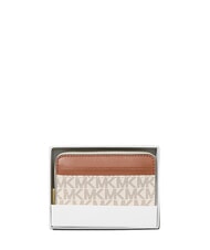 MICHAEL KORS JET SET Porte-cartes avec porte-monnaie vanille/acrn - Portefeuilles Femme - 4