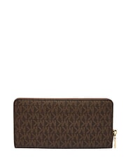 MICHAEL KORS JET SET Portefeuille Zip Around brun/gland - Portefeuilles Femme - 3