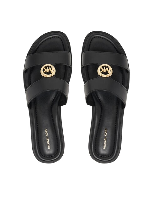 ERIN sandales en cuir noir - Chaussures Femme