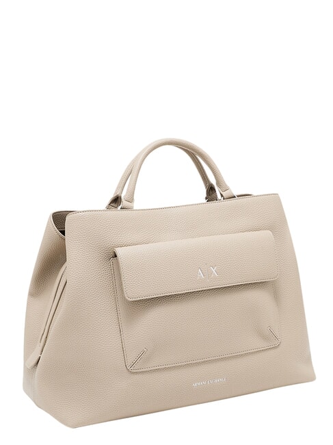 NICOLE Sac &agrave; main avec poche et bandouli&egrave;re sable - Sacs pour Femme