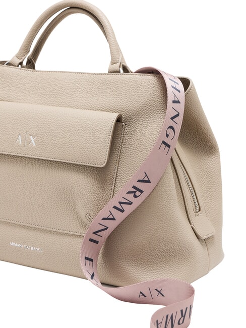 NICOLE Sac &agrave; main avec poche et bandouli&egrave;re sable - Sacs pour Femme