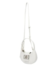 ARMANI EXCHANGE JODIE Mini sac, avec bandouli&egrave;re blanc cass&eacute; - Sacs pour Femme - 4