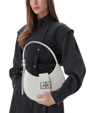 ARMANI EXCHANGE JODIE sac bandouli&egrave;re blanc cass&eacute; - Sacs pour Femme - 2