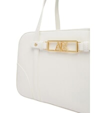 ARMANI EXCHANGE POLLY Sac cabas avec bandouli&egrave;re blanc cass&eacute; - Sacs pour Femme - 5