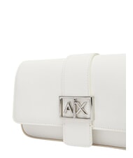 ARMANI EXCHANGE JODIE Mini sac, sac bandouli&egrave;re blanc cass&eacute; - Sacs pour Femme - 5