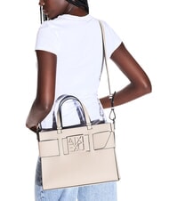 ARMANI EXCHANGE A|X BUCKLE Sac &agrave; main, avec bandouli&egrave;re sable - Sacs pour Femme - 2