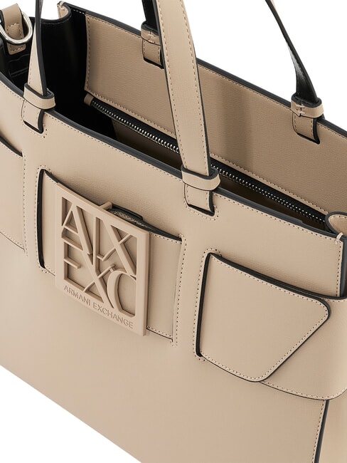 A|X BUCKLE Sac &agrave; main, avec bandouli&egrave;re sable - Sacs pour Femme
