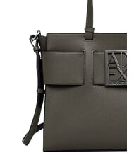 ARMANI EXCHANGE A|X BUCKLE Sac &agrave; main, avec bandouli&egrave;re savane - Sacs pour Femme - 5
