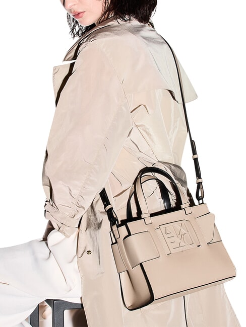 SUSIE Cabas pour sac &agrave; main, avec bandouli&egrave;re sable - Sacs pour Femme