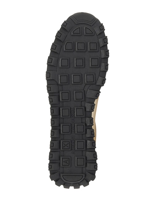 DROP MICROSUEDE Baskets avec logo contrast&eacute; blanc cass&eacute; + noir - Chaussures Homme