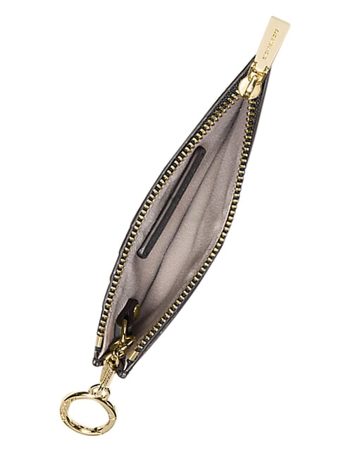 JET SET  &Eacute;tui &agrave; cl&eacute;s en cuir noir - Porte-cl&eacute;s