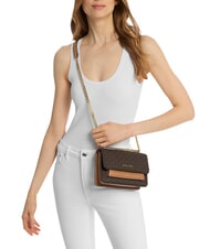 MICHAEL KORS CLAIRE Mini sac bandouli&egrave;re brun/gland - Sacs pour Femme - 2