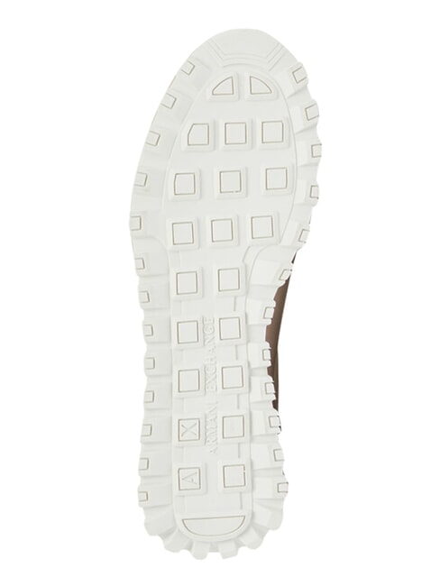 DROP MICROSUEDE Baskets avec logo lat&eacute;ral sable et blanc cass&eacute; - Chaussures Femme