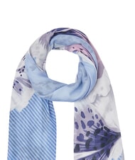 LIUJO FLOWER ORCHID Foulard vague bleu vif - &Eacute;charpes - 3