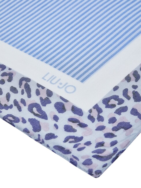 FLOWER ORCHID Foulard vague bleu vif - &Eacute;charpes