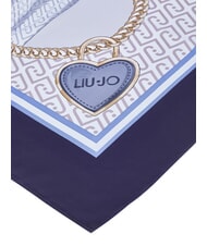 LIUJO METAL Foulard robe bleue - &Eacute;charpes - 4