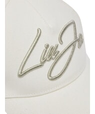LIUJO LOGO STRIPED Casquette &agrave; visi&egrave;re cr&egrave;me blanche - Bonnets - 6