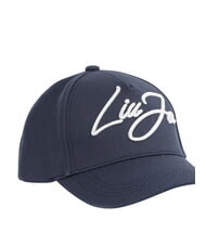 LIUJO LOGO STRIPED Casquette &agrave; visi&egrave;re ciel bleu - Bonnets - 3