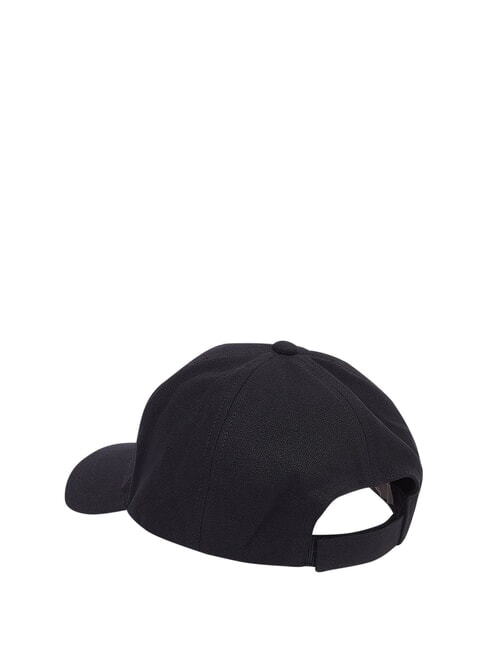 LOGO STRIPED Casquette &agrave; visi&egrave;re NOIR - Bonnets