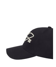 LIUJO LOGO STRIPED Casquette &agrave; visi&egrave;re NOIR - Bonnets - 5