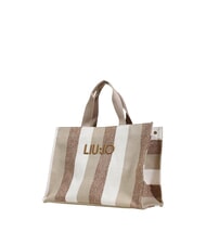 LIUJO LOGO Sac &agrave; main avec bandouli&egrave;re sable - Sacs pour Femme - 4