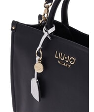 LIUJO RIDHI Sac &agrave; main moyen avec breloque sombrecip - Sacs pour Femme - 5