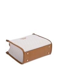 LIUJO RIDHI Sac &agrave; main avec bandouli&egrave;re s&eacute;quoia naturel/rouge - Sacs pour Femme - 5