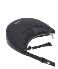 LIUJO CIRRY Sac bandouli&egrave;re moyen avec breloque NOIR - Sacs pour Femme - 5