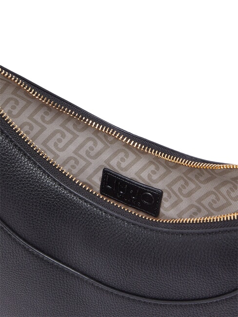 CIRRY Sac bandouli&egrave;re moyen avec breloque NOIR - Sacs pour Femme