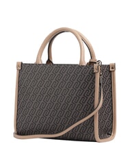 LIUJO RIDHI Sac &agrave; main avec bandouli&egrave;re brun fonc&eacute;/poudre fonc&eacute;e - Sacs pour Femme - 2