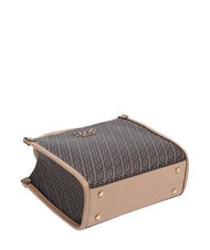 LIUJO RIDHI Sac &agrave; main avec bandouli&egrave;re brun fonc&eacute;/poudre fonc&eacute;e - Sacs pour Femme - 4