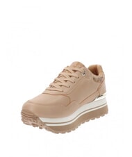 ALVIERO MARTINI PRIMA CLASSE GEO baskets montantes noisette/beige g&eacute;om&eacute;trique - Chaussures Femme - 4