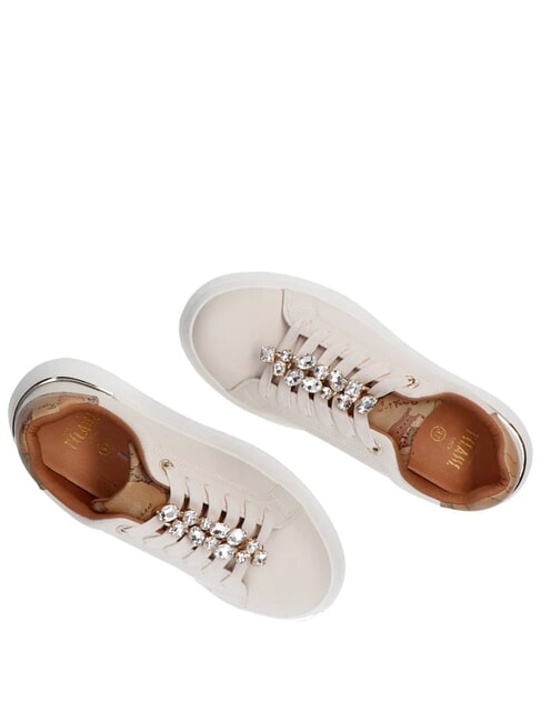 GEO Baskets Jewel blanc cass&eacute;/beige g&eacute;o - Chaussures Femme