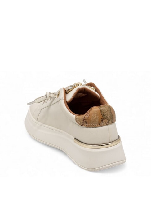 GEO Junior Baskets Jewel blanc cass&eacute;/beige g&eacute;o - Chaussures Femme